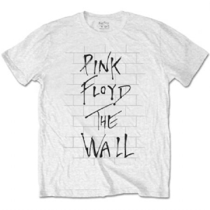 Pink Floyd -  The Wall & Logo (Medium) Unisex T-Shirt in der Gruppe MERCH / Test-Tshirts bei Bengans Skivbutik AB (3355640r)