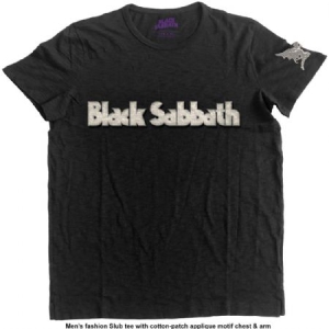 Black Sabbath - T-shirt Logo & Daemon (Applique Motifs)  in der Gruppe Minishops / Black Sabbath bei Bengans Skivbutik AB (3368827)