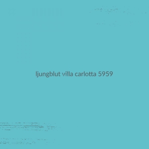 Ljungblut - Villa Carlotta 5959 in der Gruppe CD bei Bengans Skivbutik AB (3460655)