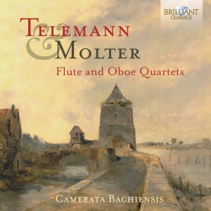 Molter J M Telemann G P - Flute And Oboe Quartets in der Gruppe CD bei Bengans Skivbutik AB (3460887)