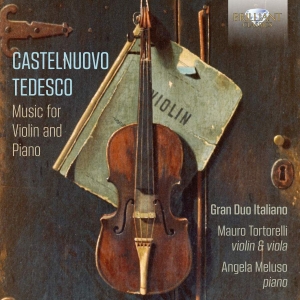 Castelnuovo-Tedesco Mario - Music For Violin And Piano in der Gruppe CD bei Bengans Skivbutik AB (3460893)