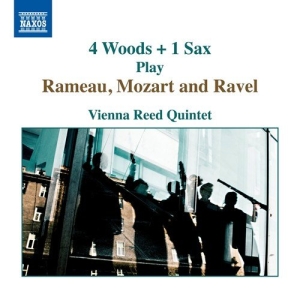 Rameau J-P Mozart W A Ravel Ma - 4 Woors + 1 Sax Play Rameau, Mozart in der Gruppe CD bei Bengans Skivbutik AB (3460905)