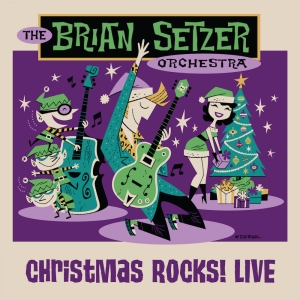 Brian Setzer Orchestra - Christmas Rocks Live in der Gruppe MUSIK / Musik Blu-Ray / Worldmusic/ Folkmusik bei Bengans Skivbutik AB (3469534)