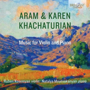 Khachaturian Aram Khachaturian K - Music For Violin And Piano in der Gruppe CD / Klassiskt bei Bengans Skivbutik AB (3487576)