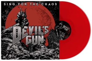 Devils Gun - Sing For The Chaos - Red in der Gruppe VINYL bei Bengans Skivbutik AB (3488293)