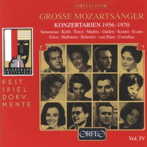 Mozart W A - Grosse Mozartsänger, Vol. 4 in der Gruppe CD bei Bengans Skivbutik AB (3489935)