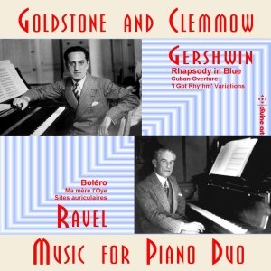 Gershwin George Ravel Maurice - Music For Piano Duo in der Gruppe CD bei Bengans Skivbutik AB (3496224)