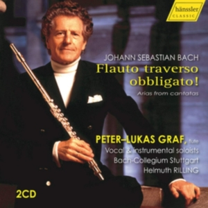 Bach J S - Flauto Traverso Obbligato! Arias Fr in der Gruppe CD bei Bengans Skivbutik AB (3510197)