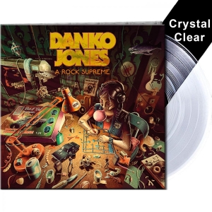Danko Jones - A Rock Supreme (Crystal Clear Vinyl in der Gruppe Minishops / Danko Jones bei Bengans Skivbutik AB (3530925)