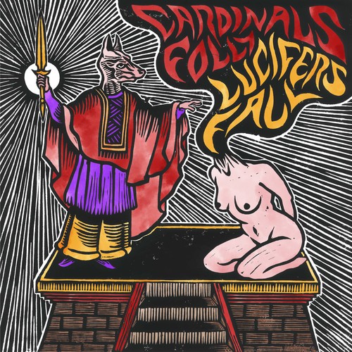 Cardinals Folly / Lucifer's Fall - Split (Vinyl) in der Gruppe VINYL / Hårdrock/ Heavy metal bei Bengans Skivbutik AB (3530927)