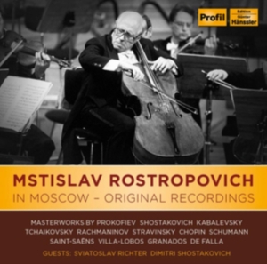 Various - Mstislav Rostropovich In Moscow - O in der Gruppe CD bei Bengans Skivbutik AB (3532518)