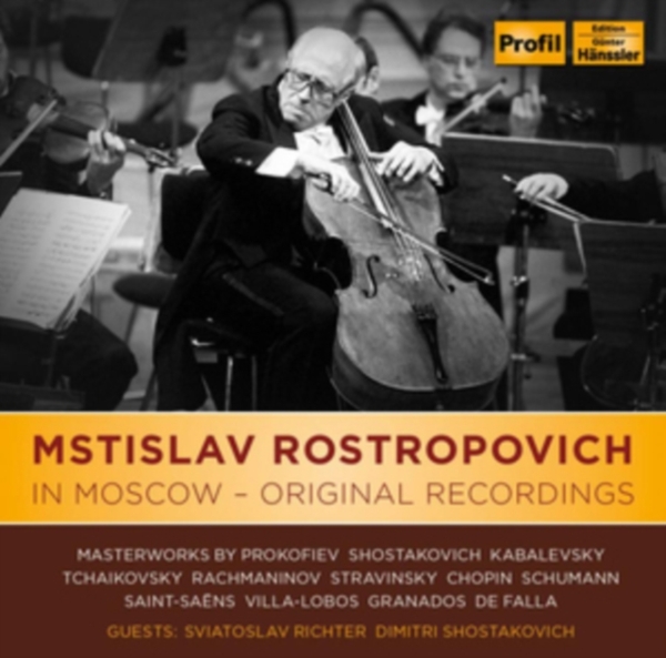 Various - Mstislav Rostropovich In Moscow - O in der Gruppe CD / Bestseller bei Bengans Skivbutik AB (3532518)