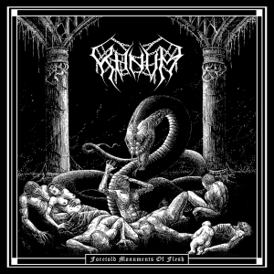 Khnvm - Foretold Monuments Of Flesh (Black in der Gruppe VINYL bei Bengans Skivbutik AB (3544957)