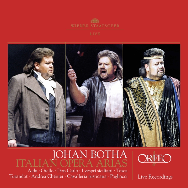Various - Johan Botha - Italian Opera Arias in der Gruppe CD / Bestseller bei Bengans Skivbutik AB (3552116)