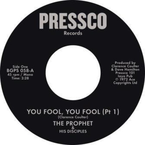 Prophet And His Desciples - You Fool, You Fool in der Gruppe VINYL / RNB, Disco & Soul bei Bengans Skivbutik AB (3559603)