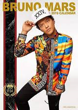Bruno Mars - 2019 Calender in der Gruppe Minishops / Bruno Mars bei Bengans Skivbutik AB (3586652)