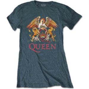 Queen - Queen Ladies Tee: Classic Crest in der Gruppe Minishops / Queen bei Bengans Skivbutik AB (3619723)