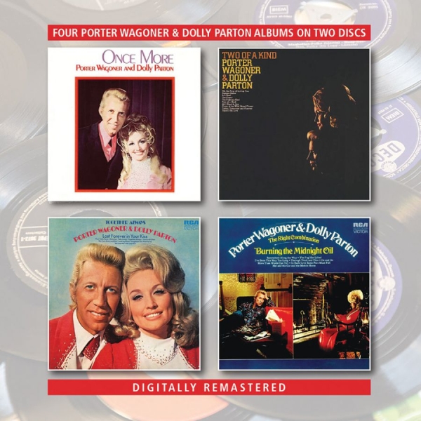 Porter Wagoner And Dolly Parton - Once More/Two Of A Kind/Together.. Always / Right Combination Burning The Midnight Oil in der Gruppe CD / Country bei Bengans Skivbutik AB (3623581)