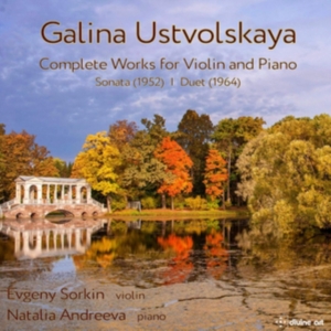 Ustvolskaja Galina - Complete Music For Violin And Piano in der Gruppe CD / Klassiskt bei Bengans Skivbutik AB (3623941)
