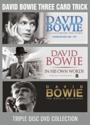 Bowie David - Three Card Trick (3 Dvd Documentary in der Gruppe DVD & BLU-RAY bei Bengans Skivbutik AB (3624445)