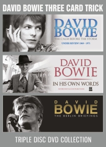 Bowie David - Three Card Trick (3 Dvd Documentary in der Gruppe Musik-DVD & Bluray bei Bengans Skivbutik AB (3624445)