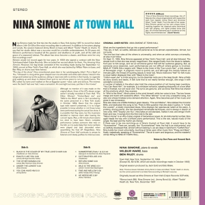 Nina Simone - At Town Hall in der Gruppe VINYL / Jazz bei Bengans Skivbutik AB (3630870)