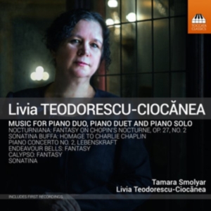 Teodorescu-Ciocanea Livia - Music For Piano Duo, Piano Duet And in der Gruppe CD bei Bengans Skivbutik AB (3645231)