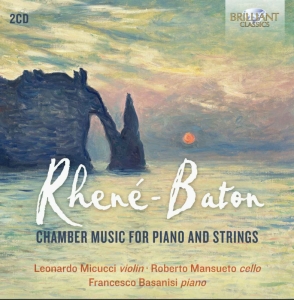 Rhené-Baton - Chamber Music For Piano And Strings in der Gruppe CD bei Bengans Skivbutik AB (3645513)