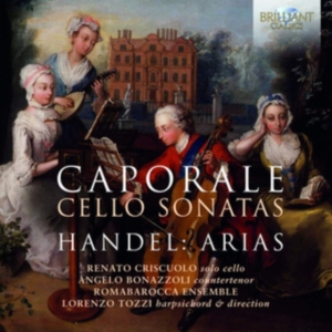 Caporale Andrea Handel G F - Cello Sonatas & Arias in der Gruppe CD bei Bengans Skivbutik AB (3645556)