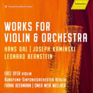 Bernstein Leonard Gál Hans Kami - Violin Concertos in der Gruppe CD bei Bengans Skivbutik AB (3651173)