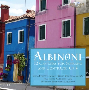 Albinoni Tomaso - 12 Cantatas For Soprano And Contral in der Gruppe CD bei Bengans Skivbutik AB (3651180)