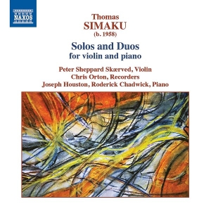 Simaku Thomas - Solos And Duos For Violin And Piano in der Gruppe CD bei Bengans Skivbutik AB (3651189)