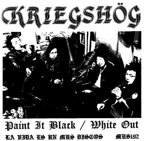 Kriegshög - Paint It Black / White Out in der Gruppe VINYL / Rock bei Bengans Skivbutik AB (3654258)