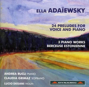 Adaiewsky - 24 Preludes For Voice And Piano in der Gruppe CD bei Bengans Skivbutik AB (3659722)