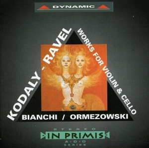 Kodaly / Ravel - Works For Violin And Cello in der Gruppe CD bei Bengans Skivbutik AB (3659729)