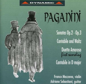 Paganini - Sonatas For Violin And Guitar in der Gruppe CD bei Bengans Skivbutik AB (3661522)