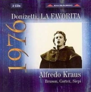 Donizetti - La Favorita in der Gruppe CD bei Bengans Skivbutik AB (3661720)