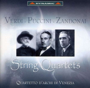 Verdi / Puccini / Zandonai - String Quartets in der Gruppe CD bei Bengans Skivbutik AB (3662197)