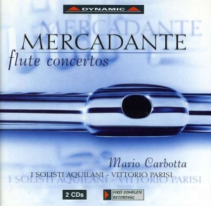 Mercadante - Flute Concertos in der Gruppe Externt_Lager / Naxoslager bei Bengans Skivbutik AB (3662230)