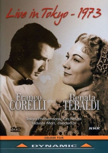 Corelli-Tebaldi - Live In Tokyo in der Gruppe Musik-DVD & Bluray bei Bengans Skivbutik AB (3662251)