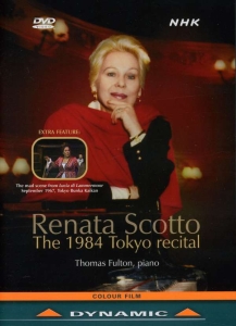 Renata Scotto - The 1984 Tokyo Recital in der Gruppe Musik-DVD & Bluray bei Bengans Skivbutik AB (3662259)