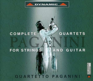 Paganini - The 15 Quartets For Strings And Gui in der Gruppe CD bei Bengans Skivbutik AB (3662928)