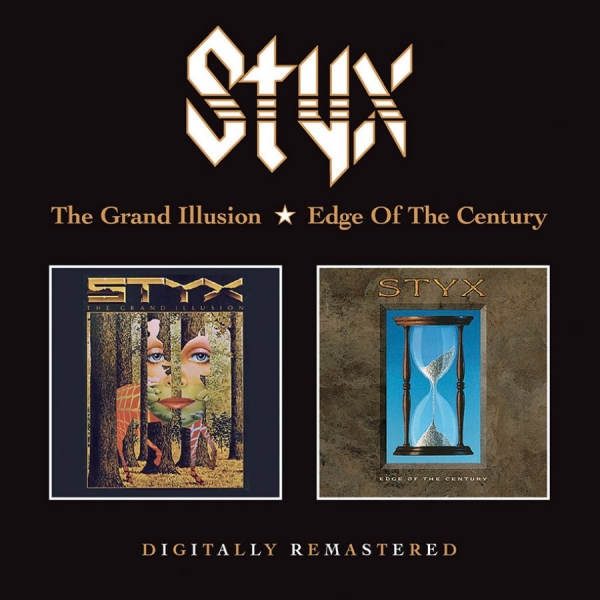 Styx - Grand Illusion/Edge Of The Century in der Gruppe CD / Pop bei Bengans Skivbutik AB (3664694)