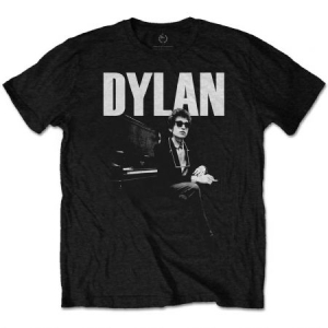 Bob Dylan - Bob Dylan Men's Tee: At Piano in der Gruppe BW-T-shirts bei Bengans Skivbutik AB (3667128)