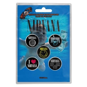 Nirvana - NIRVANA BUTTON BADGE PACK: NEVERMIND in der Gruppe Minishops / Nirvana bei Bengans Skivbutik AB (3668016)