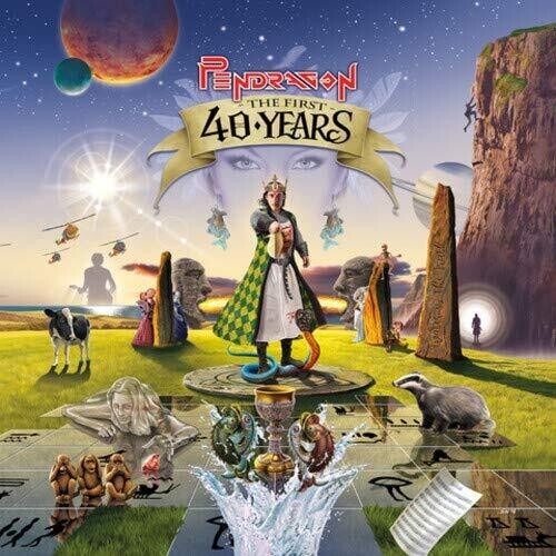 Pendragon - First 40 Years Box (+Bok) in der Gruppe CD / Rock bei Bengans Skivbutik AB (3669368)