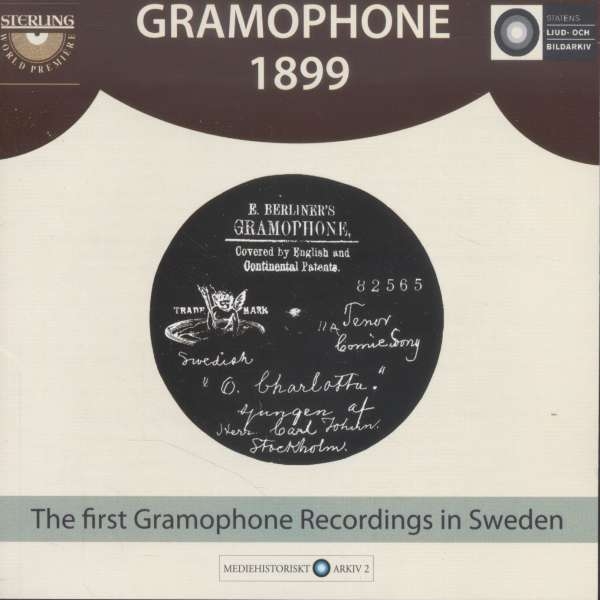 Various - Gramophone 1899:  The First Gramo in der Gruppe CD / Bestseller bei Bengans Skivbutik AB (3674743)