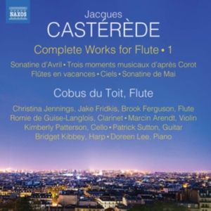 Casterede Jacques - Complete Works For Flute, Vol. 1 in der Gruppe CD bei Bengans Skivbutik AB (3677101)