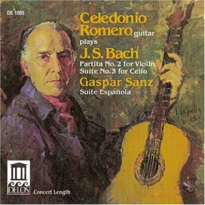 Bach J S Sanz Gaspar - Violin Partita 2 Cello Suite 3 Su in der Gruppe Externt_Lager / Naxoslager bei Bengans Skivbutik AB (3677253)