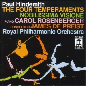Hindemith Paul - Four Temperaments Nobilissima Visi in der Gruppe CD bei Bengans Skivbutik AB (3677254)
